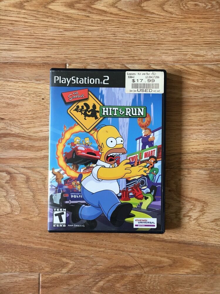 Simpsons hit and run ps2